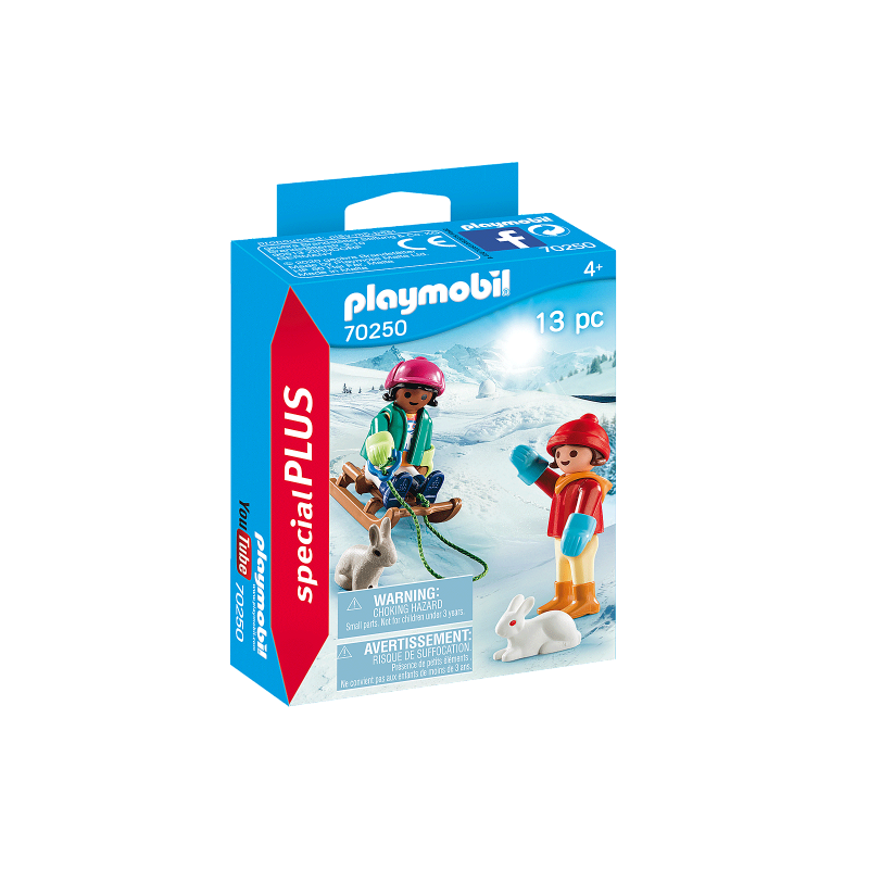 Playmobil Special Plus - Παιδάκια Με Έλκηθρο 70250
