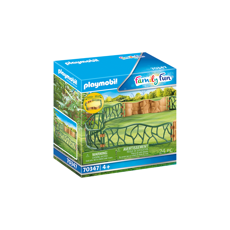 Playmobil Family Fun - Περίφραξη Ζωολογικού Κήπου 70347