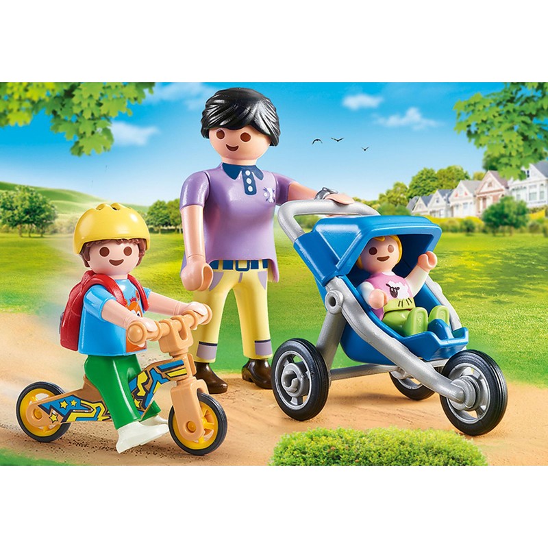 Playmobil City Life - Μαμά Και Παιδάκια 70284