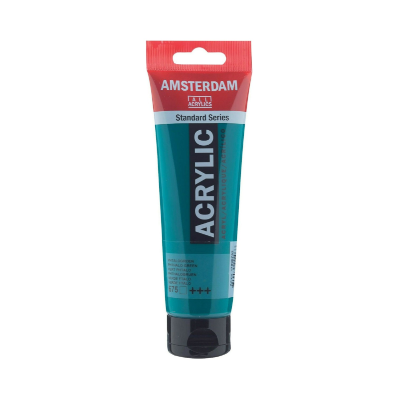 Royal Talens - Ακρυλικό Χρώμα Amsterdam Standard, Talens Phthalo Green (675) 120 ml 17096752