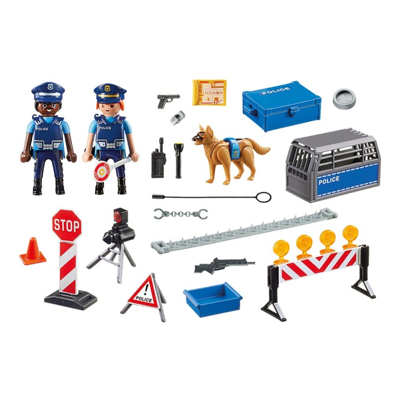 Playmobil City Action - Οδόφραγμα Αστυνομίας 6924