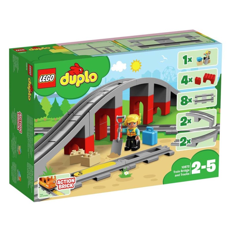 Lego Duplo - Train Bridge Αnd Tracks 10872