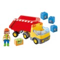 Playmobil 1.2.3 - Ανατρεπόμενο Φορτηγό Με Εργάτη 70126