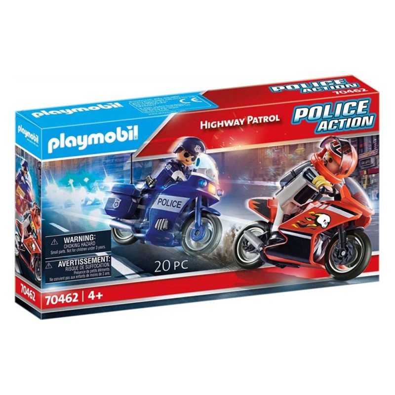 Playmobil Police Action - Αστυνομική Καταδίωξη Μηχανών 70462