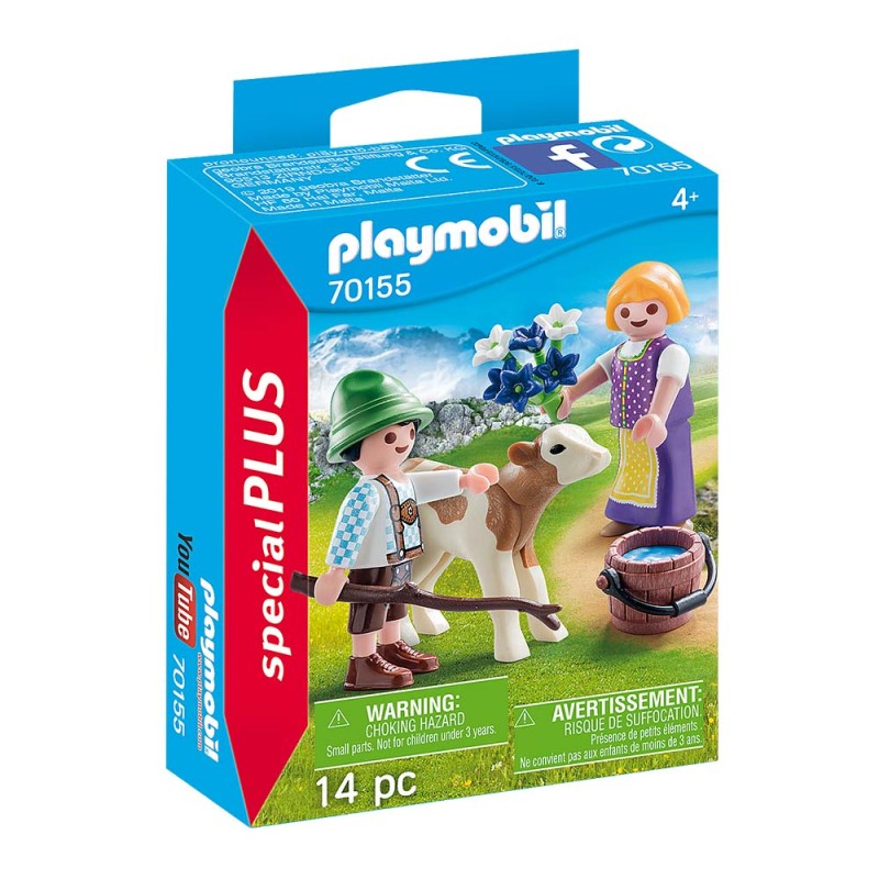 Playmobil Special Plus - Παιδάκια Με Μοσχαράκι 70155