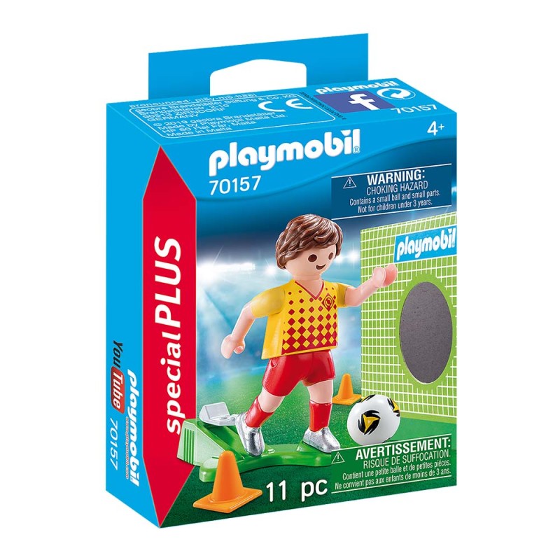 Playmobil Special Plus - Ποδοσφαιριστής Με Τέρμα Εξάσκησης 70157