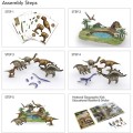 Cubic Fun - 3D Puzzle National Geographic, Dino Park 43 Pcs DS0973h