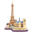 Cubic Fun - 3D Puzzle City Line, Paris 114 Pcs MC254h