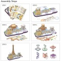 Cubic Fun - 3D Puzzle City Line, Paris 114 Pcs MC254h