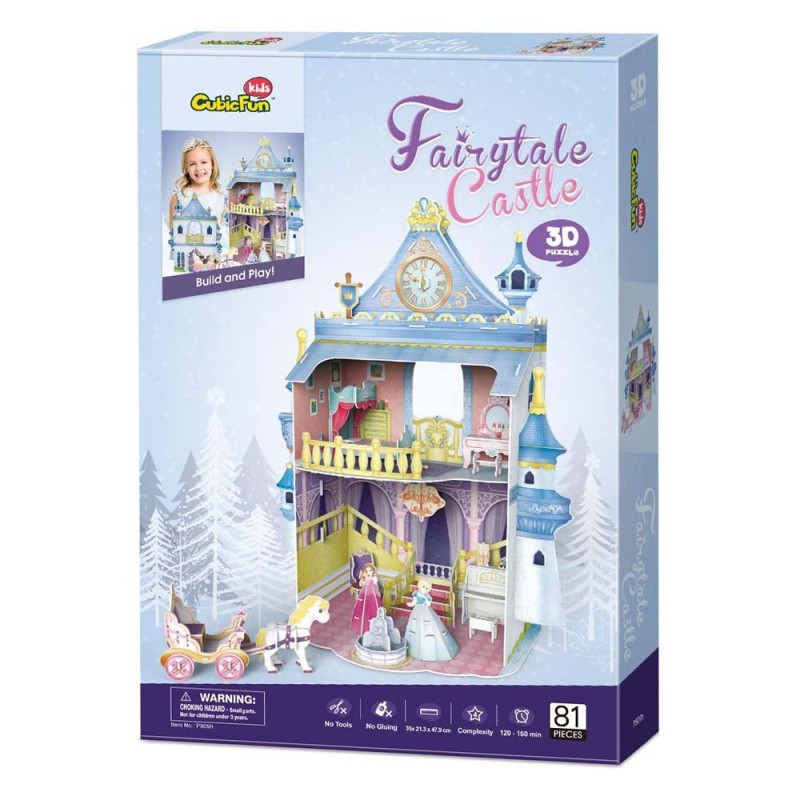 Cubic Fun - 3D Puzzle Fairytale Castle 81 Pcs P809h