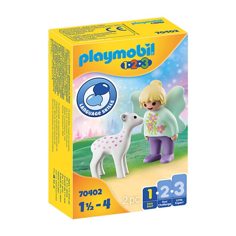 Playmobil 1.2.3 - Νεράιδα Με Ελαφάκι 70402