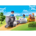 Playmobil 1.2.3 - Τρενάκι Με Βαγόνια-Ζωάκια 70405