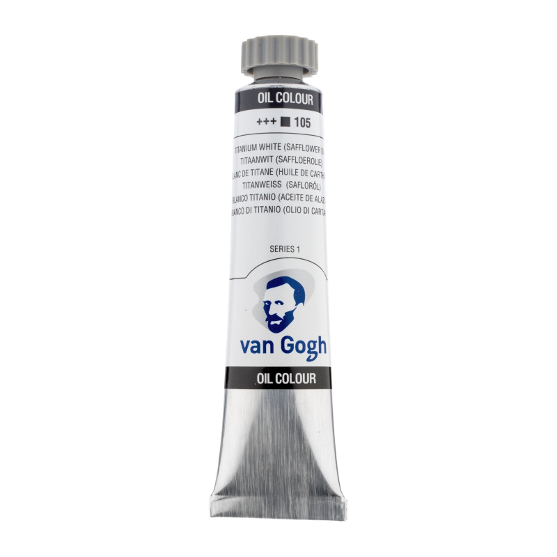Royal Talens - Χρώμα Λαδιού Van Gogh, 105 Titanium White (Safflower Oil) 20ml 02041053