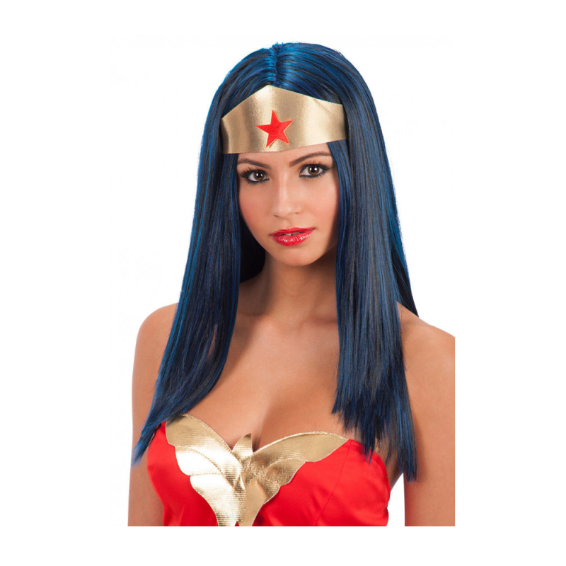 Carnival Toys - Περούκα Μπλε Super Hero Woman 02314