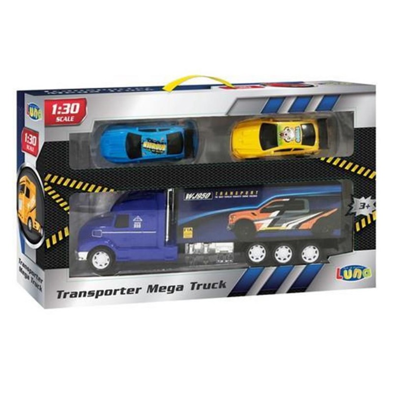 Luna - Transporter Mega Truck - Νταλίκα Friction 2 Cars 1:30 621598