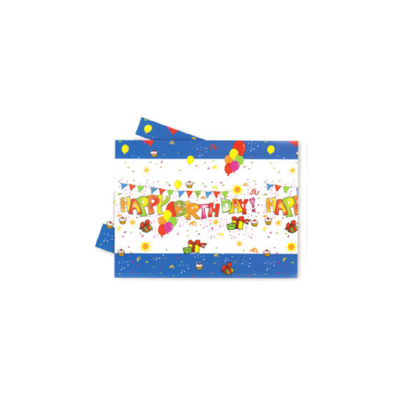 Procos - Πλαστικό Τραπεζομάντηλο, Happy Birthday! 120x180 εκ 07258