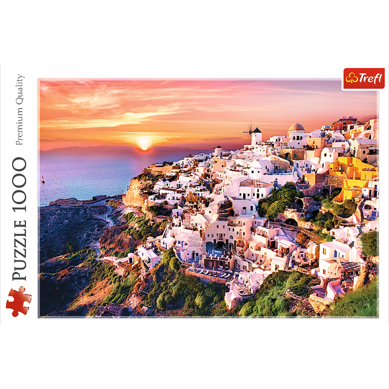 Trefl - Puzzle Sunset Over Santorini 1000 Pcs 10435