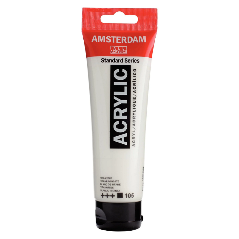 Royal Talens - Ακρυλικό Χρώμα Amsterdam Standard, Titanium White (105) 120 ml 17091052