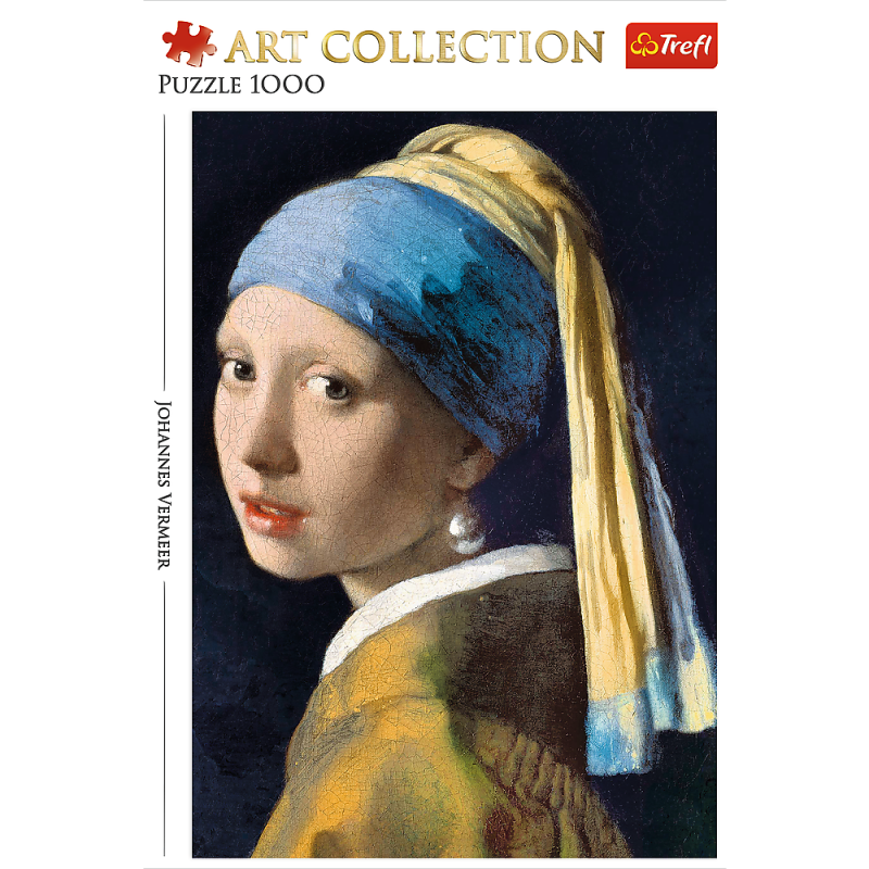 Trefl – Puzzle Johannes Vermeer, Girl With A Pearl Earring 1000 Pcs 10522
