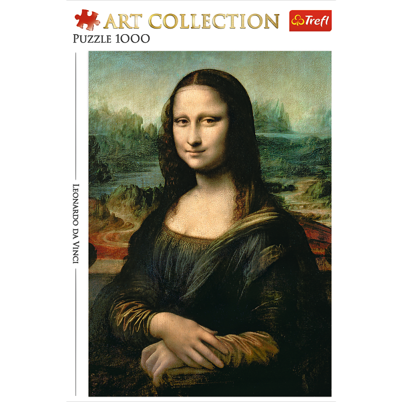 Trefl – Puzzle Mona Lisa, Leonardo Da Vinci 1000 Pcs 10542