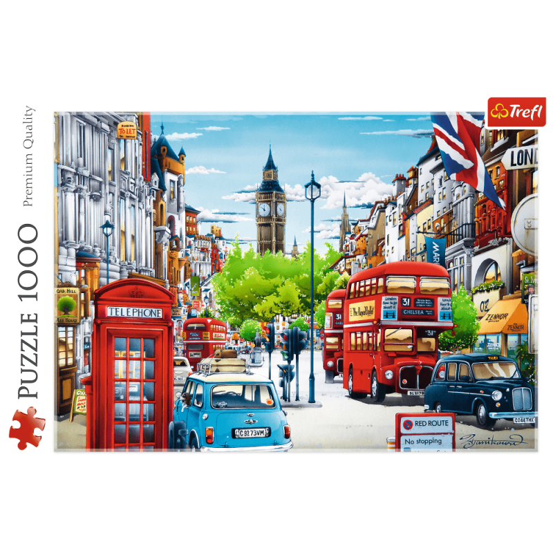 Trefl – Puzzle London Street 1000 Pcs 10557