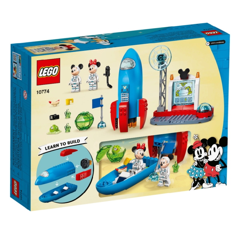 Lego Disney Mickey And Friends - Mickey Mouse & Minnie Mouse's Space Rocket 10774