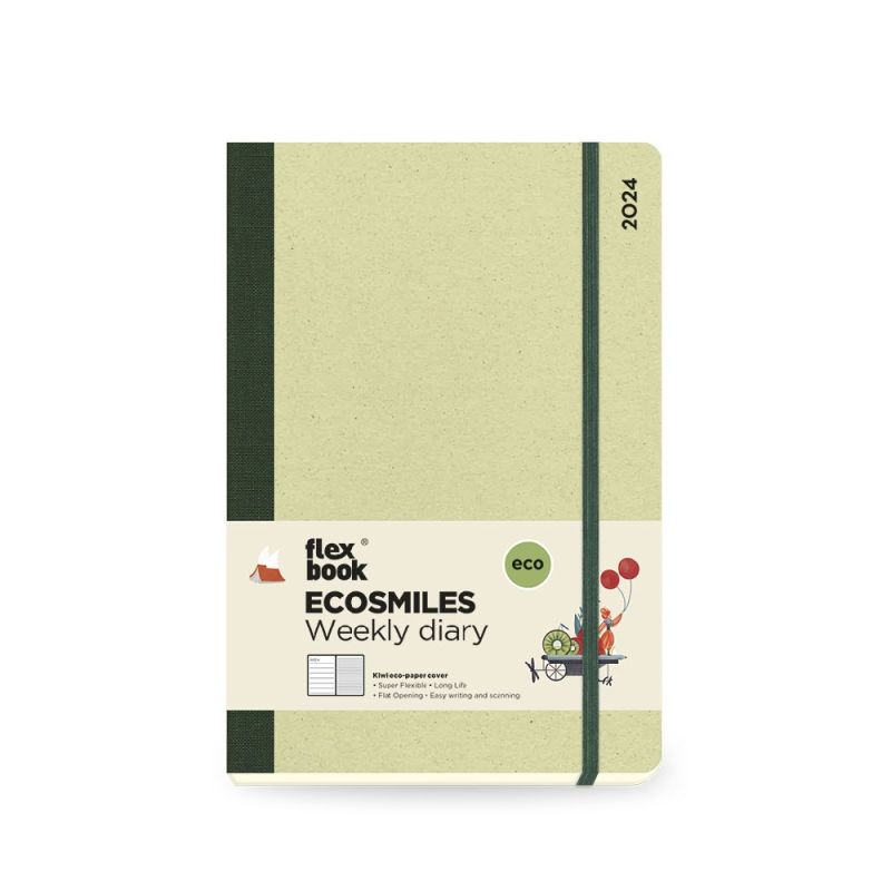 The Writing Fields - Εβδομαδιαίο Ημερολόγιο Ecosmiles 2024, Kiwi 14×21 11.41013