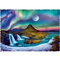 Trefl - Puzzle Crazy Shapes, Aurora Over Iceland 600 Pcs 11114