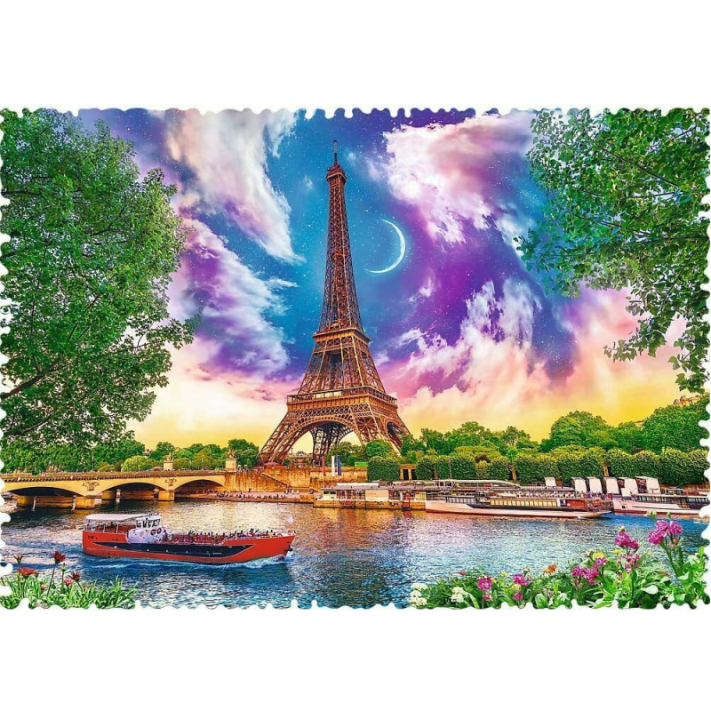 Trefl - Puzzle, Crazy Shapes, Sky Over Paris 600 Pcs 11115
