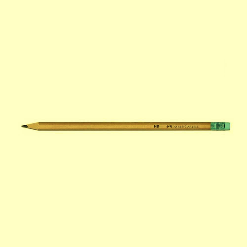 Faber Castell - Μολύβι Με Γόμα Natural, Πράσινο HB 108420