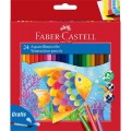 Faber Castell - Ξυλομπογιές Ακουαρέλας Με Πινέλο 24 Τμχ 114425