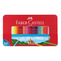 Faber Castell - Ξυλομπογιές Σε Κασετίνα Μεταλλική 60 Τμχ 115894