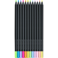 Faber Castell - Ξυλομπογιές Black, Neon & Pastel 12 Τεμ 116410