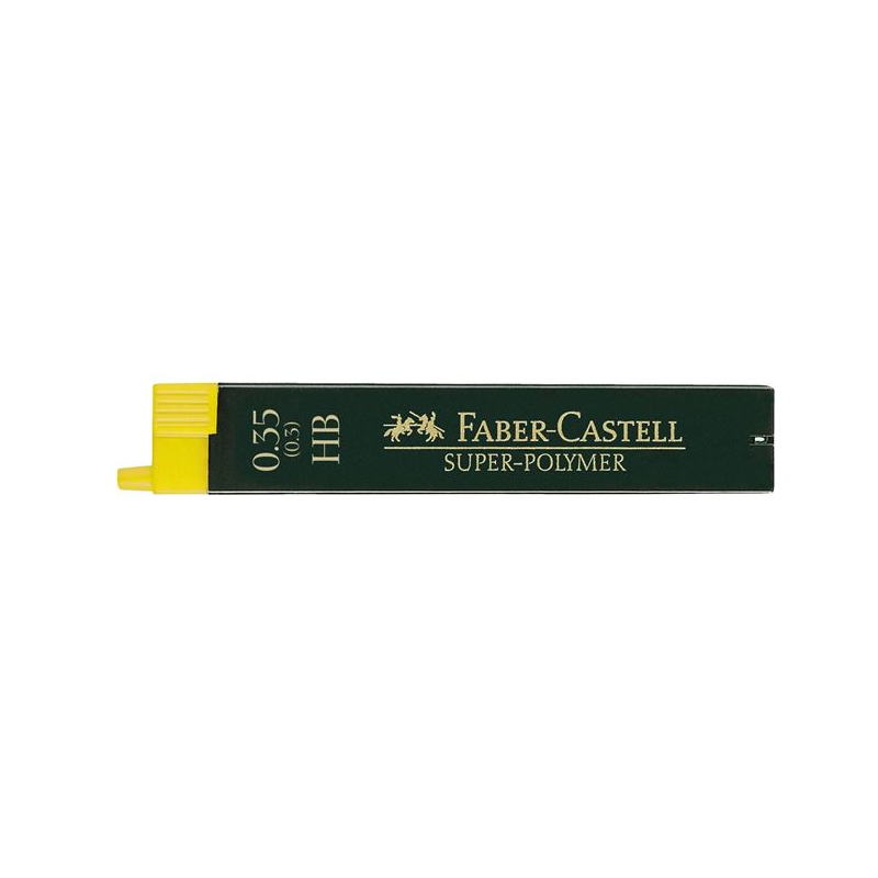 Faber Castell - Μύτες Μηχανικών Μολυβιών Super Polymer 0.35mm HB 120300