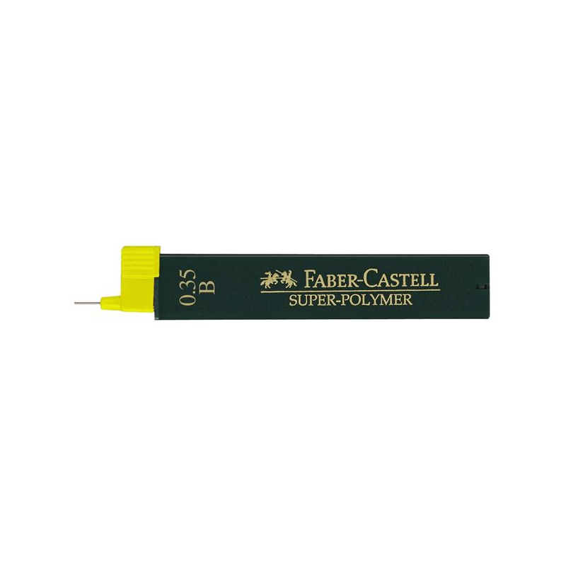 Faber Castell - Μύτες Μηχανικών Μολυβιών Super Polymer 0.35mm Β 120301