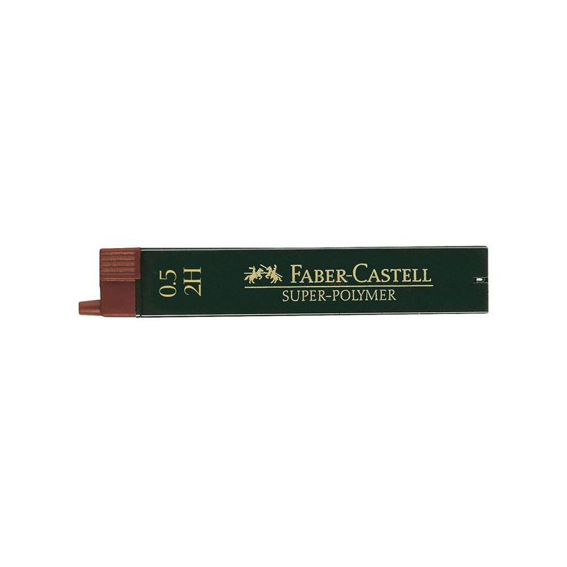 Faber Castell - Μύτες Μηχανικών Μολυβιών Super Polymer 0.5mm 2H 120512