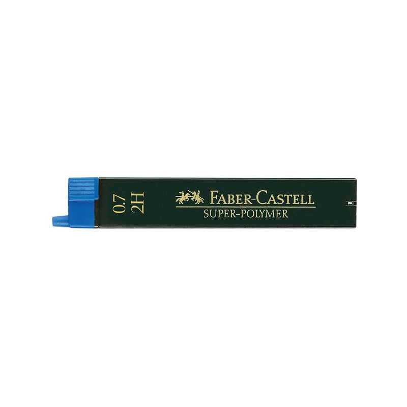 Faber Castell - Μύτες Μηχανικών Μολυβιών Super Polymer 0.7mm 2H 120712