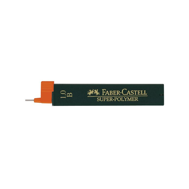 Faber Castell - Μύτες Μηχανικών Μολυβιών Super Polymer 1.0mm Β 120901