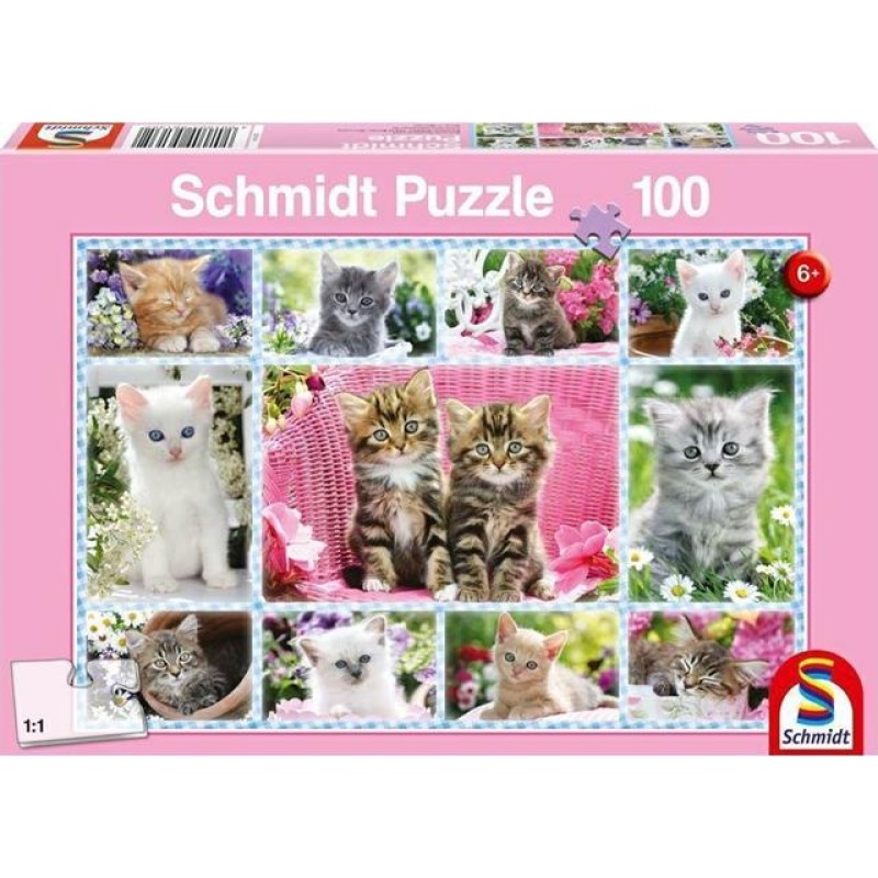 Schmidt Spiele - Puzzle Γατάκια 100 Pcs 56135