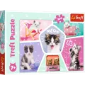 Trefl - Puzzle, Feline Pranks 200 Pcs 13247