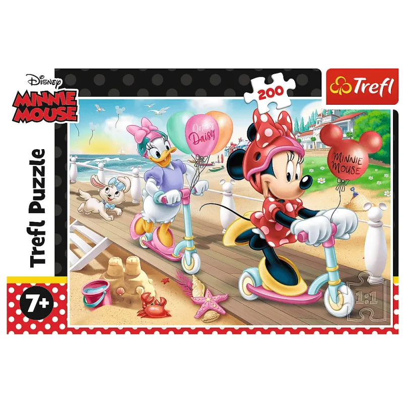 Trefl - Puzzle Minnie On The Beach 200 Pcs 13262