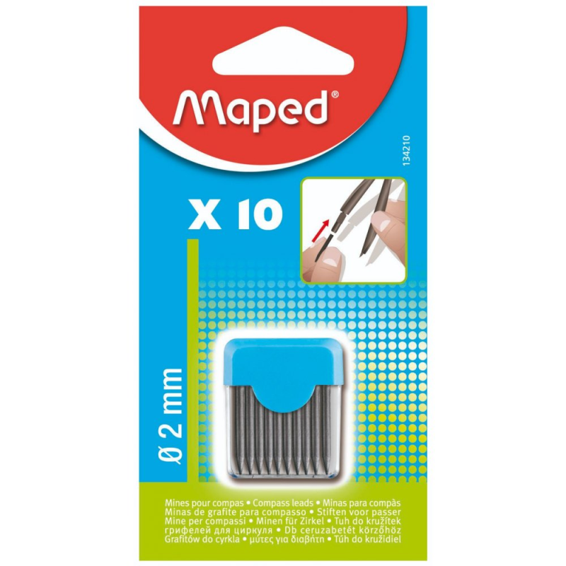 Maped - Μύτες Για Διαβήτη 2mm 10 Τμχ 134210
