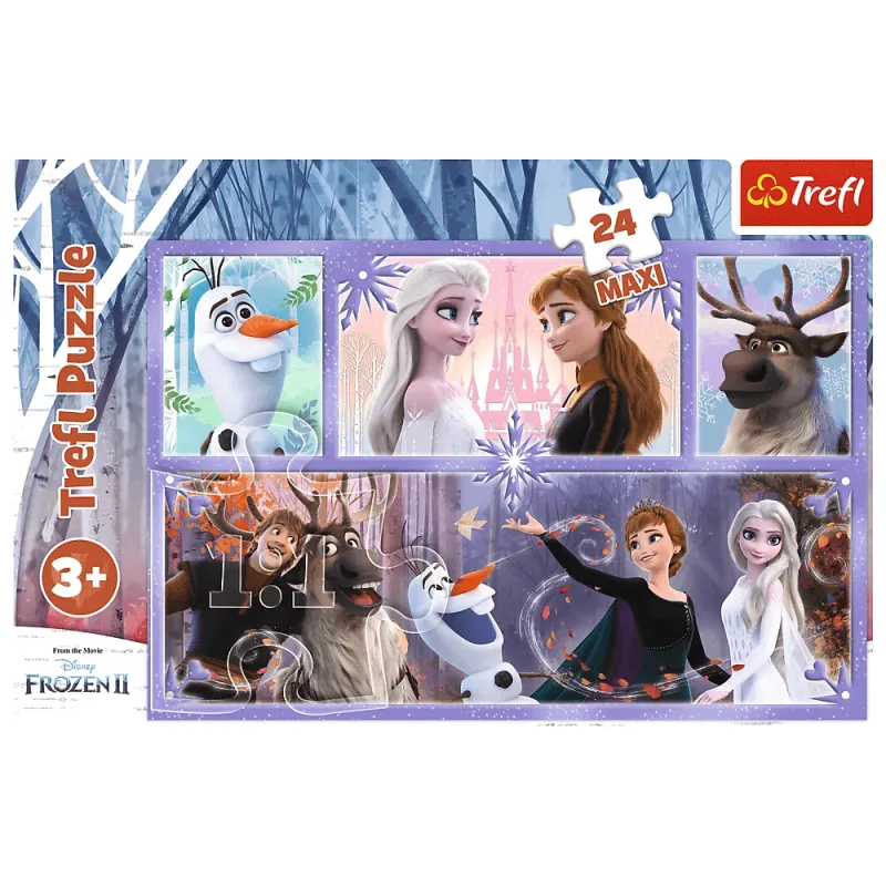Trefl - Puzzle Frozen II, A World Full Of Magic 24 Pcs 14345
