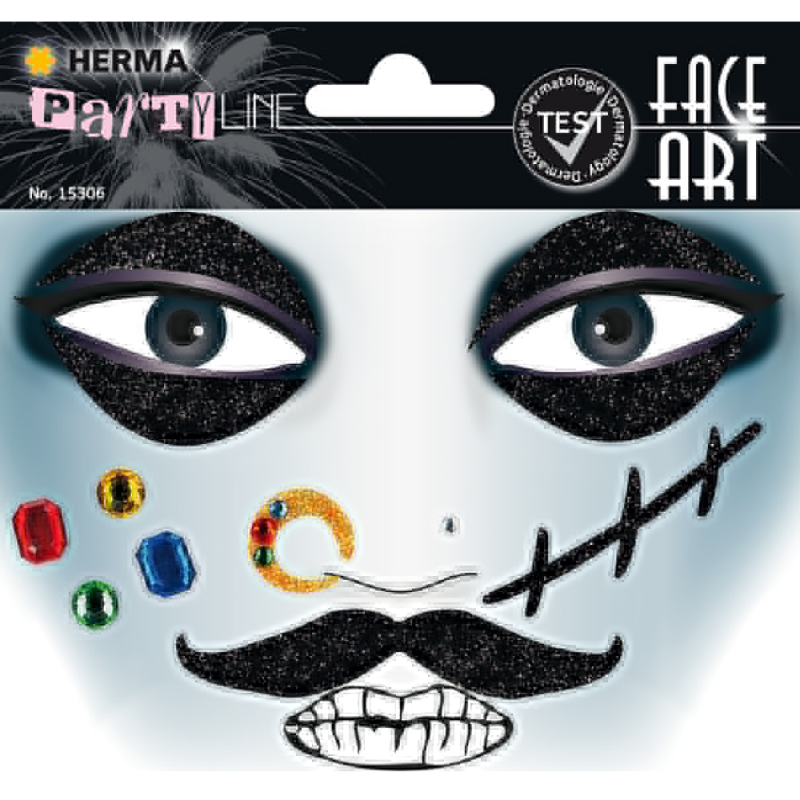 Herma - Αυτοκόλλητα Face Art, Pirate 15306