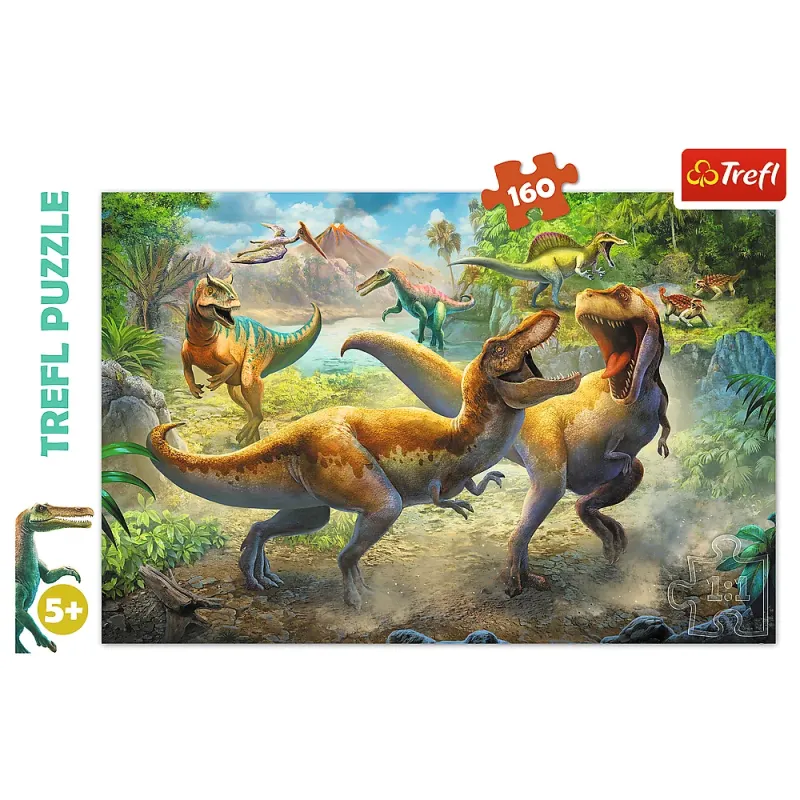 Trefl - Puzzle Fighting Tyronasaurs 160 Pcs 15360