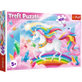 Trefl - Puzzle, Into The Crystal World Of Unicorns 100 Pcs 16364