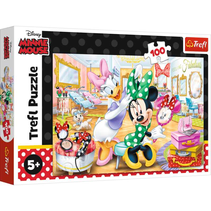 Trefl - Puzzle Minnie In Beauty Parlous 100 Pcs 16387