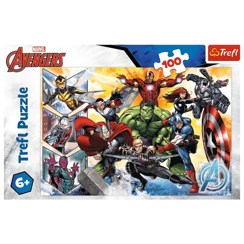 Trefl - Puzzle The Power Of The Avengers 100 Pcs 16431