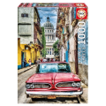 Educa - Puzzle, Vintage Car In Old Havana 1000 Pcs 16754