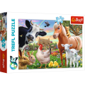 Trefl - Puzzle Cheerful Farm Animals 60 Pcs 17320